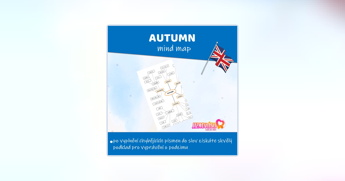 Autumn Mind Map Example Autumn mind map | Učitelnice