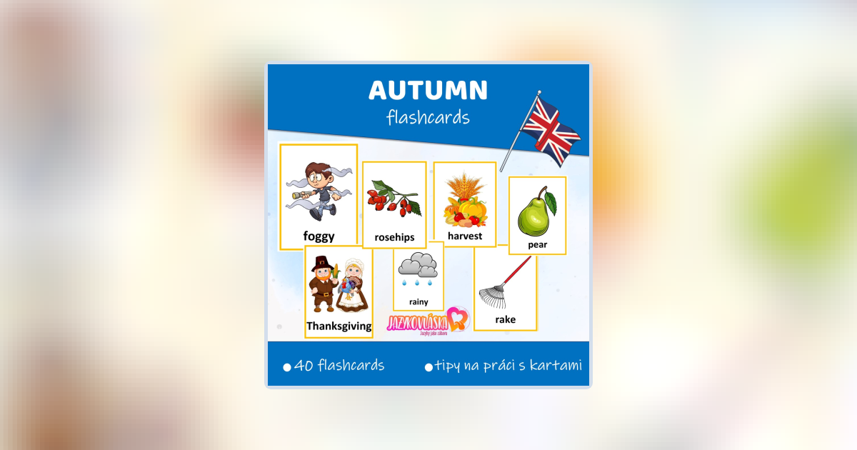 Autumn flashcards | Učitelnice