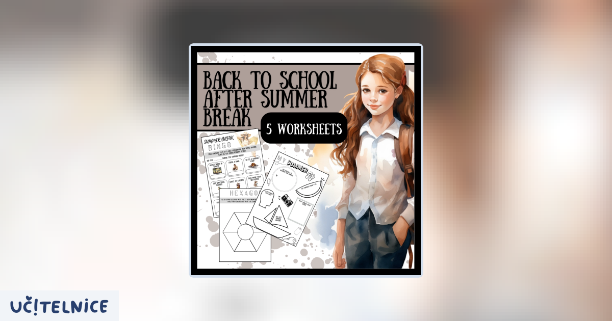 Summer Break Activities / BACK TO SCHOOL | Učitelnice