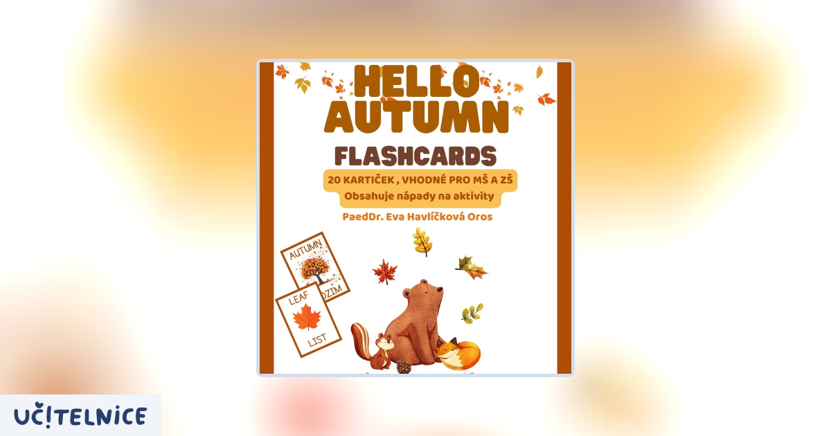 Hello Autumn Flashcards | Učitelnice