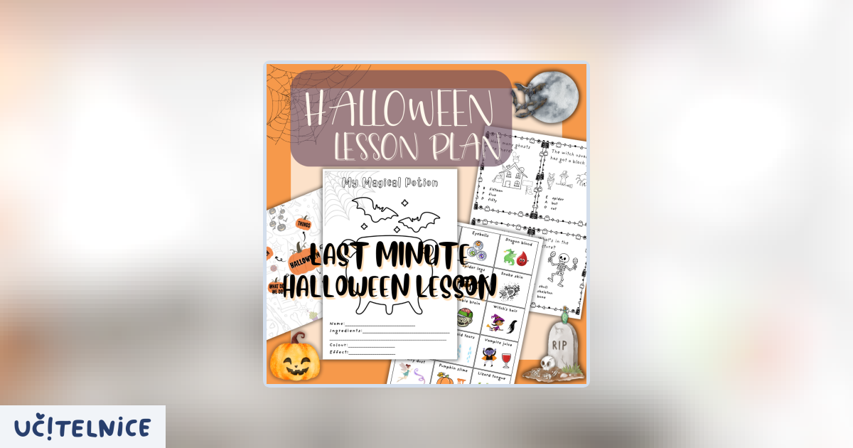 Halloween Lesson Plan | Učitelnice