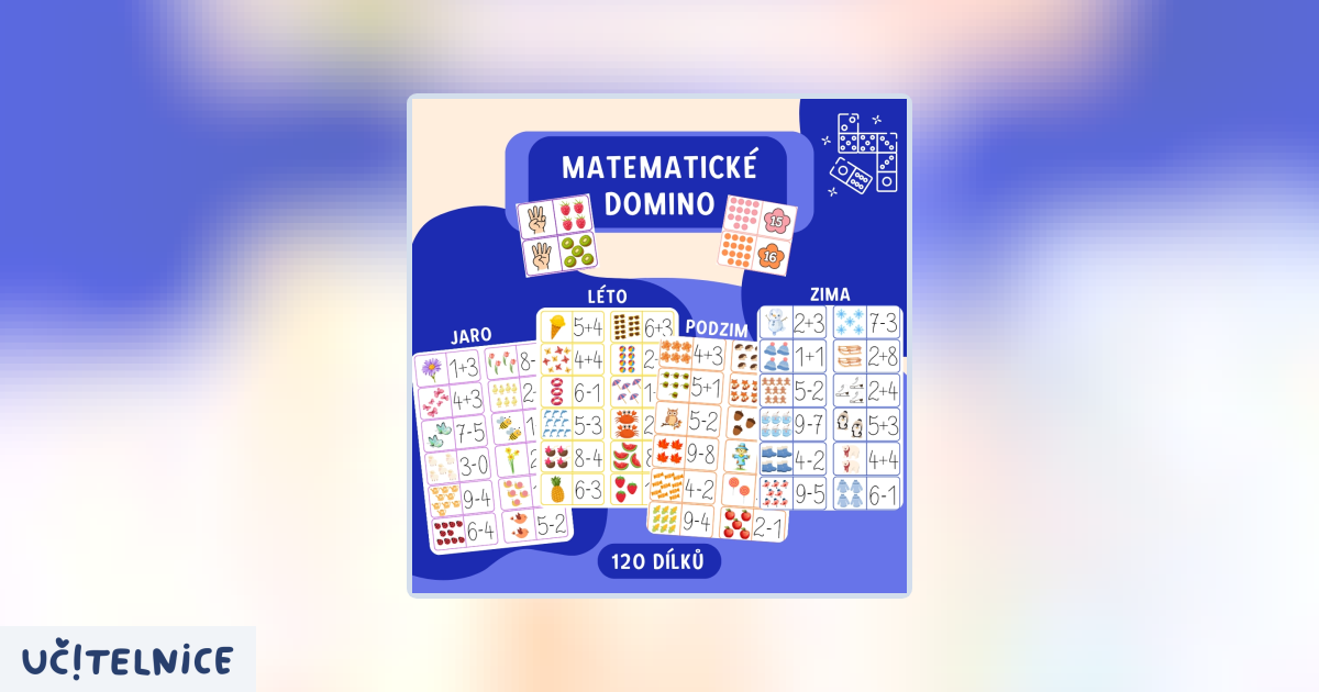 MATEMATICKÉ DOMINO | Učitelnice