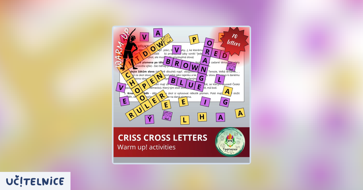 Criss Cross letters | Učitelnice
