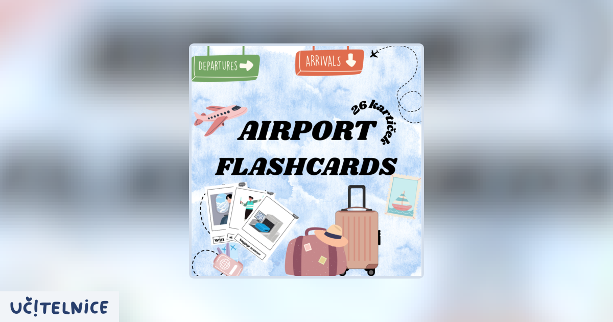AIRPORT - flash cards | Učitelnice