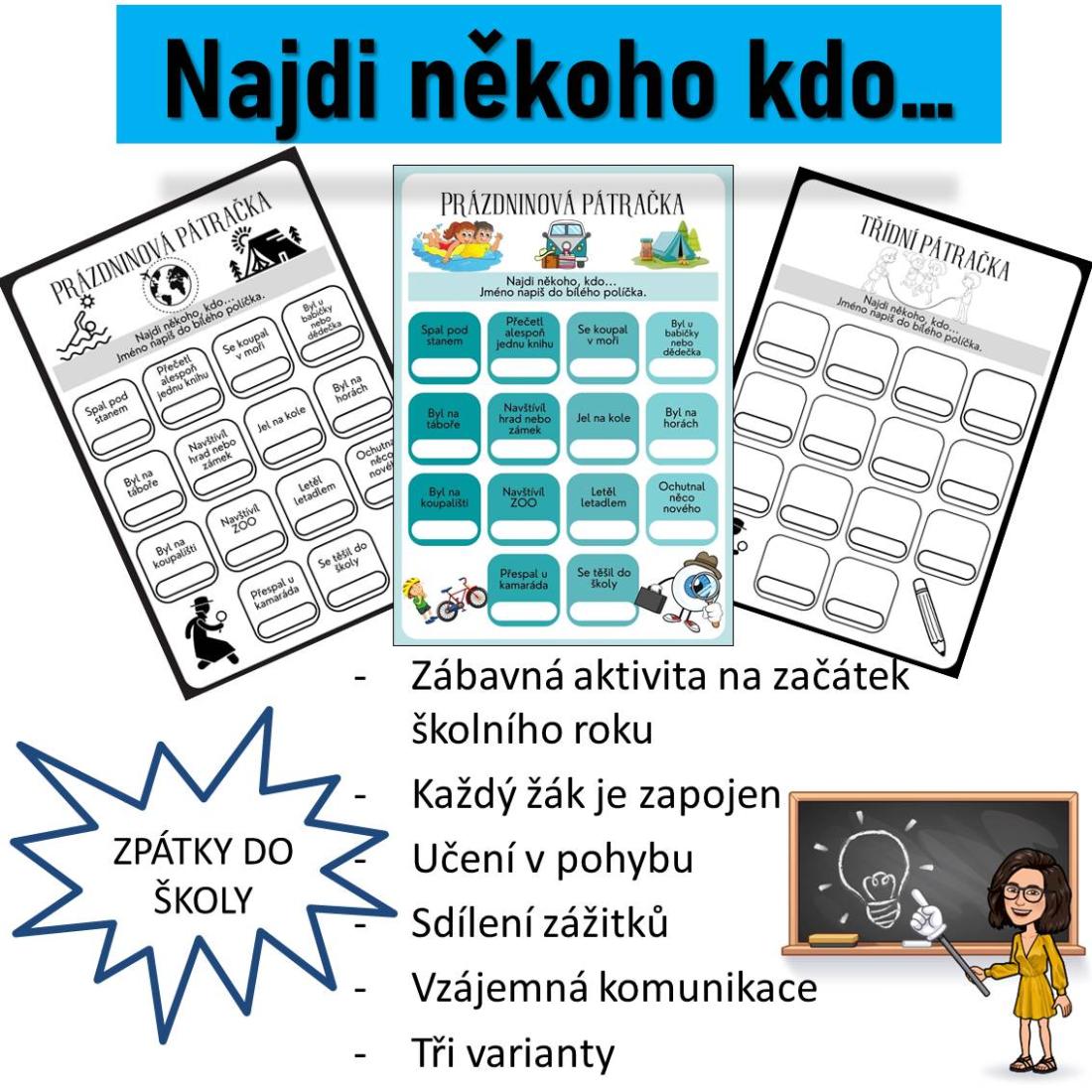 Pr zdninov P tra ka Najdi N koho Kdo U itelnice