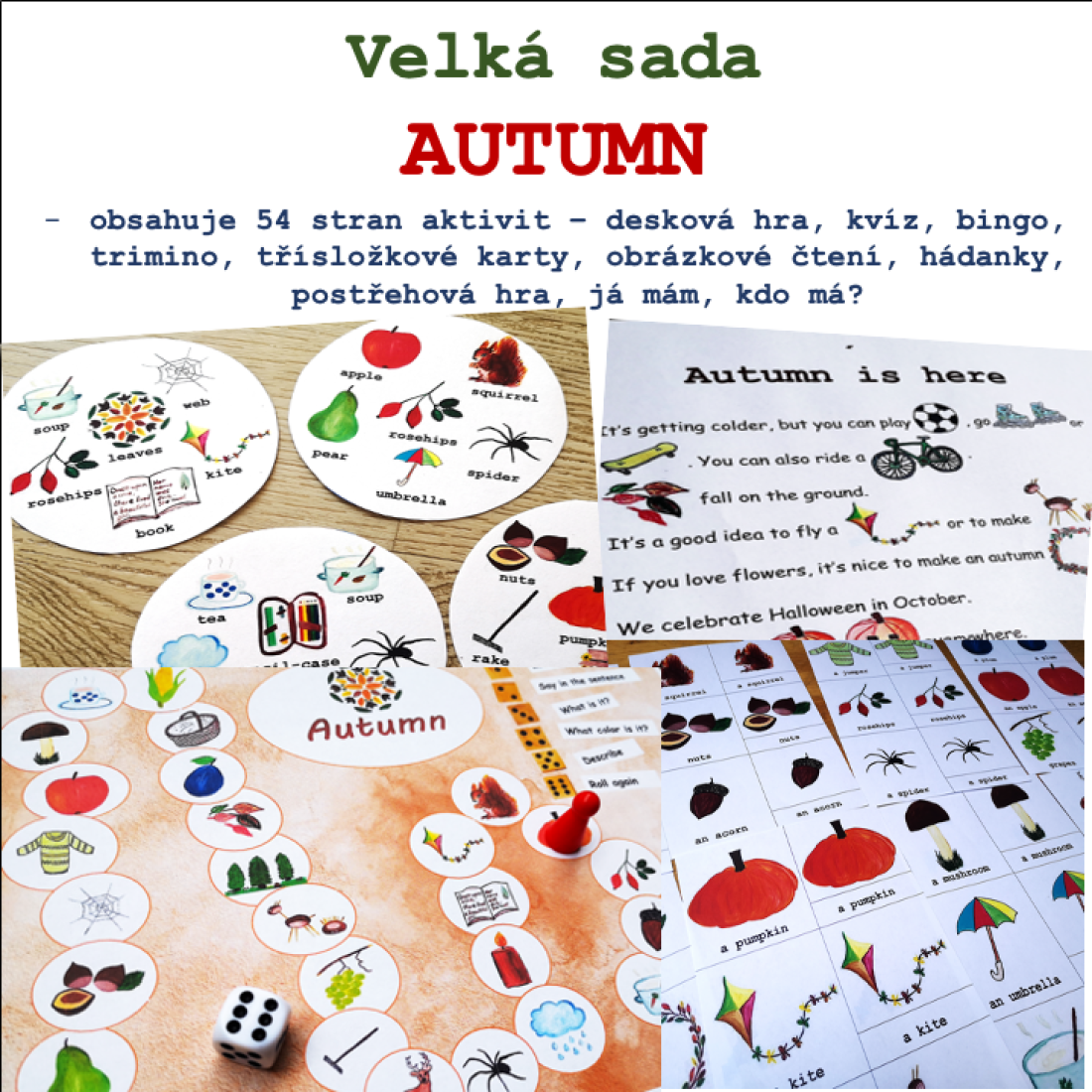 Sada aktivit - Autumn | Učitelnice