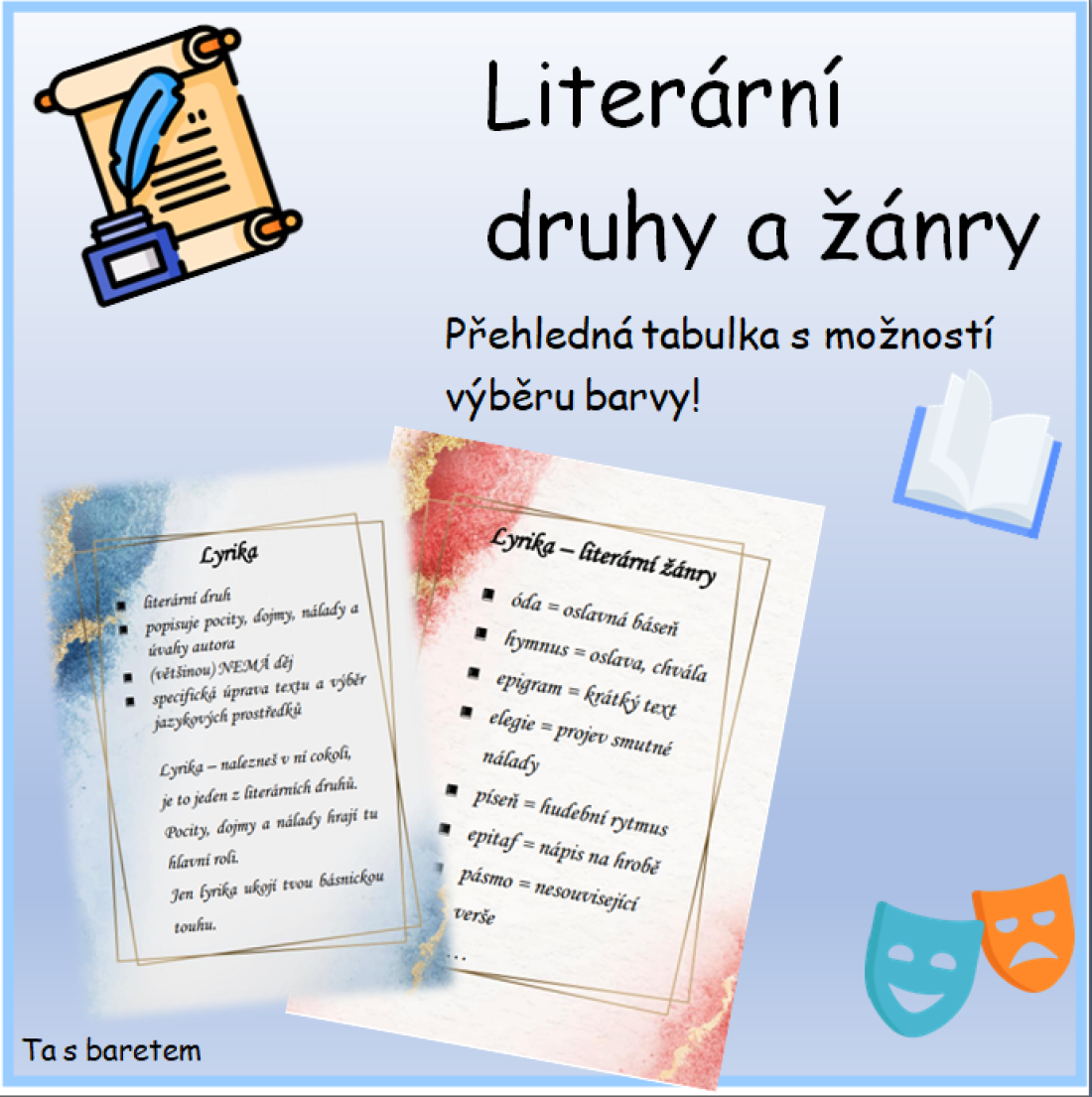 liter-rn-druhy-a-nry-p-ehledn-tabulka-u-itelnice