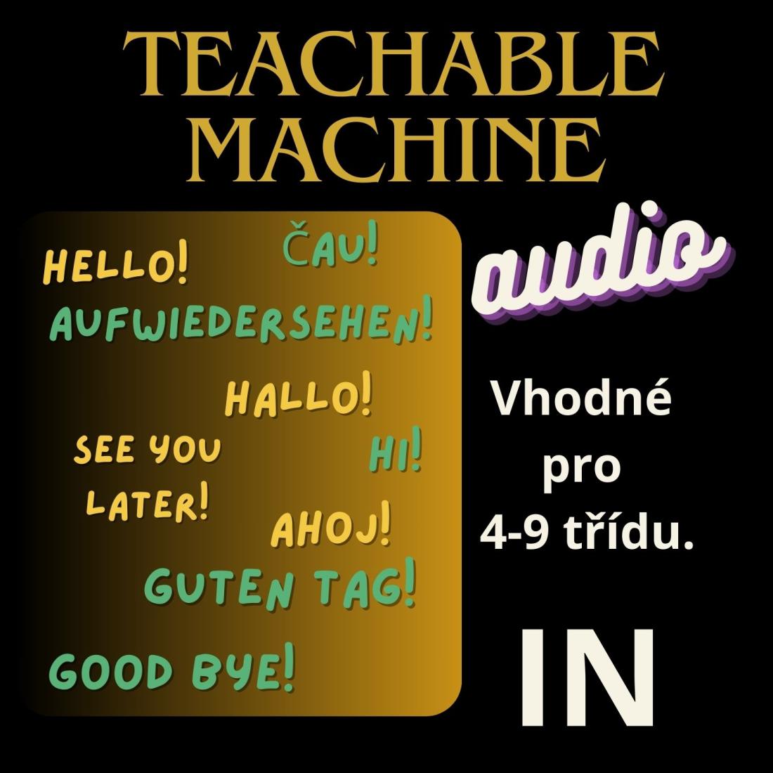Teachable Machine Using Audio Teachable Machine - Strojové učení s AI (audio) | Učitelnice
