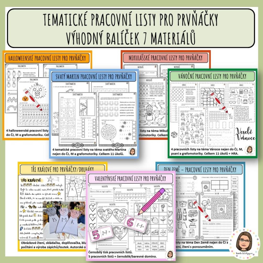 Tematick Pracovn Listy Pro Prv ky V hodn Bal ek 7 Materi l tematick-pracovn-listy-pro-prv-ky-v-hodn-bal-ek-7-materi-l