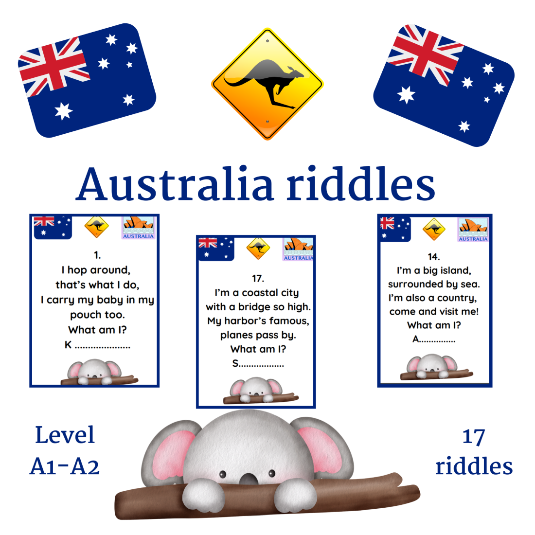 Australia & riddles (veršované hádanky) | Učitelnice