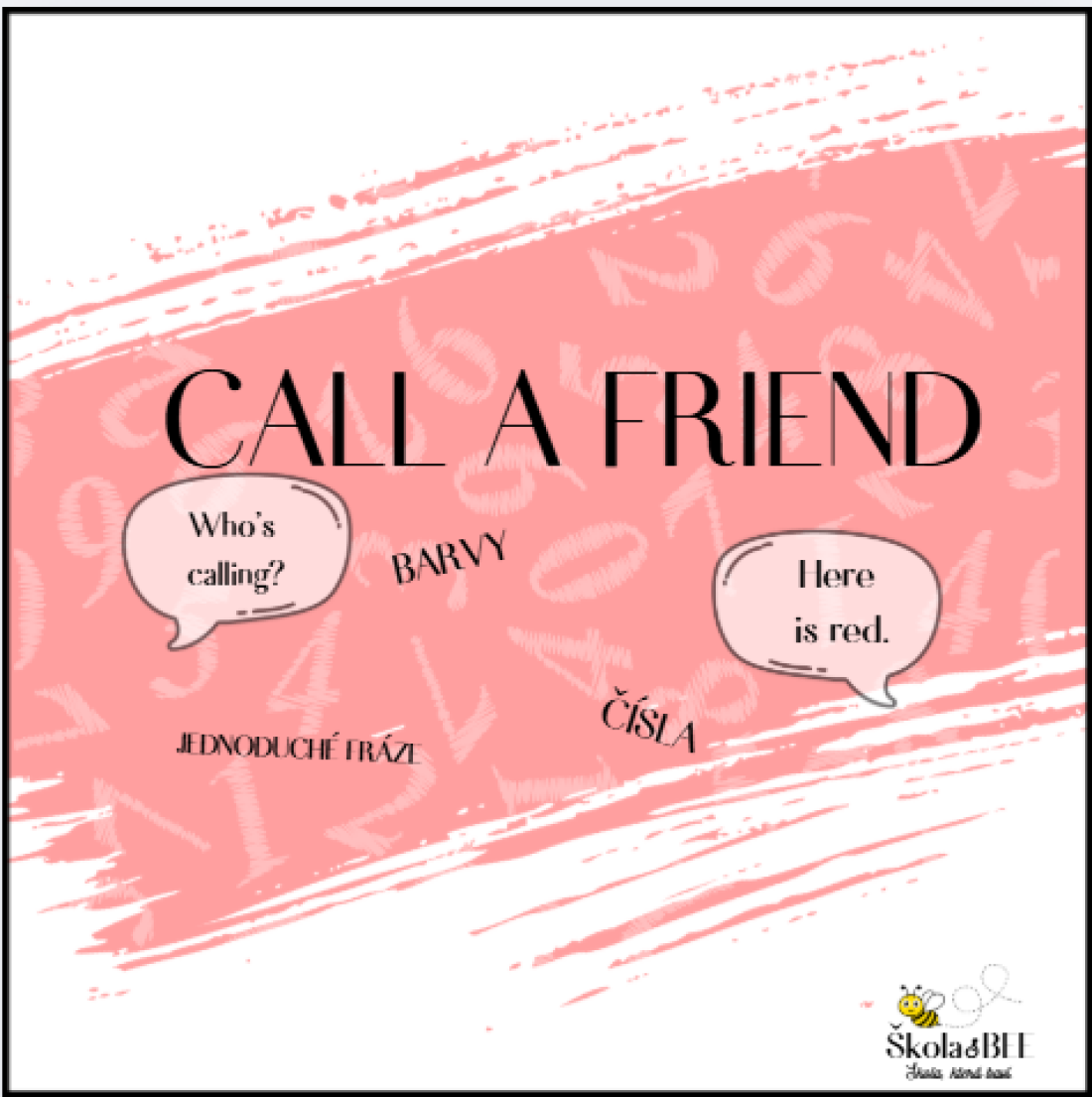 Call a friend - colors | Učitelnice