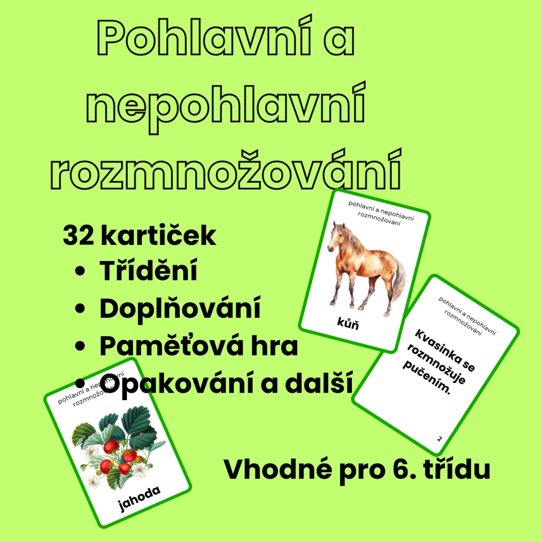 Pohlavn A Nepohlavn Rozmno ov n Karti ky U itelnice pohlavn-a-nepohlavn-rozmno-ov-n-karti-ky-u-itelnice