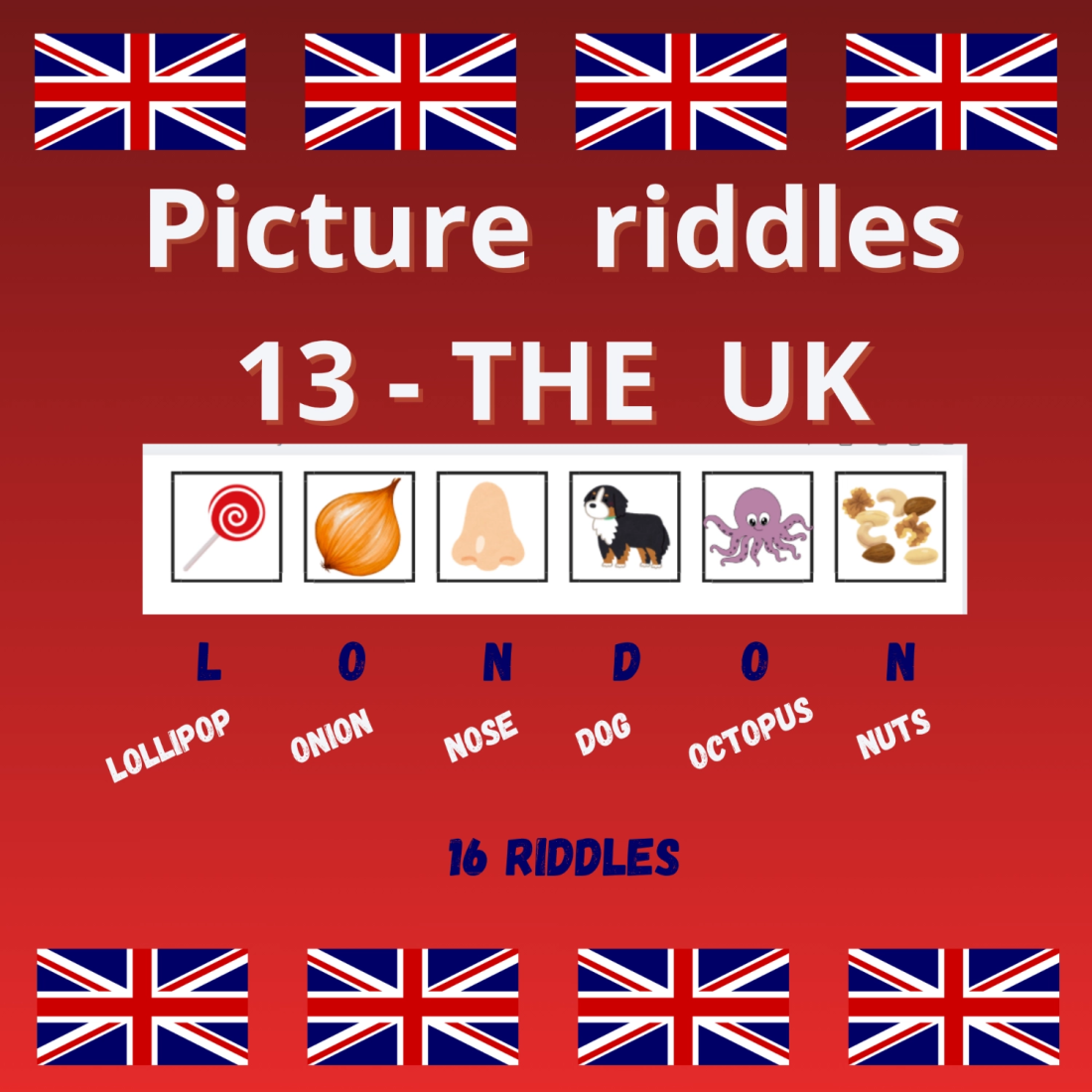 Picture riddles 13 - the UK | Učitelnice