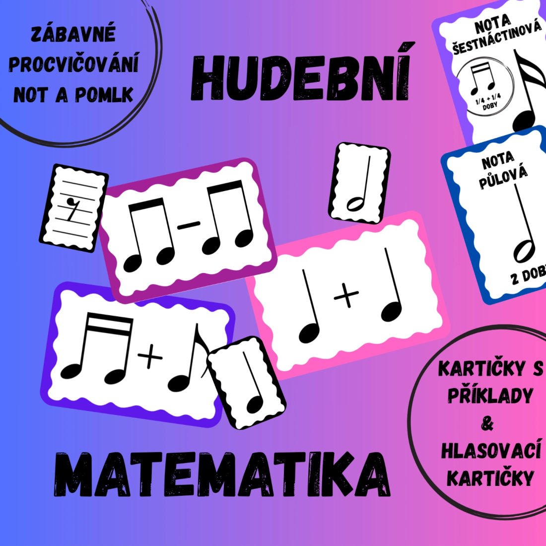Noty Blog Hudební matematika - noty a pomlky | Učitelnice