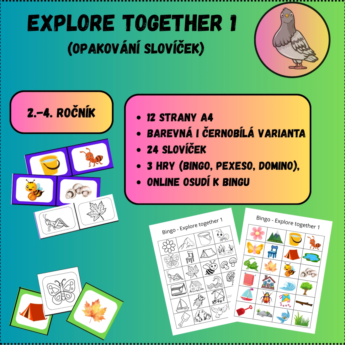 Explore Together 1 - opakování slovíček | Učitelnice