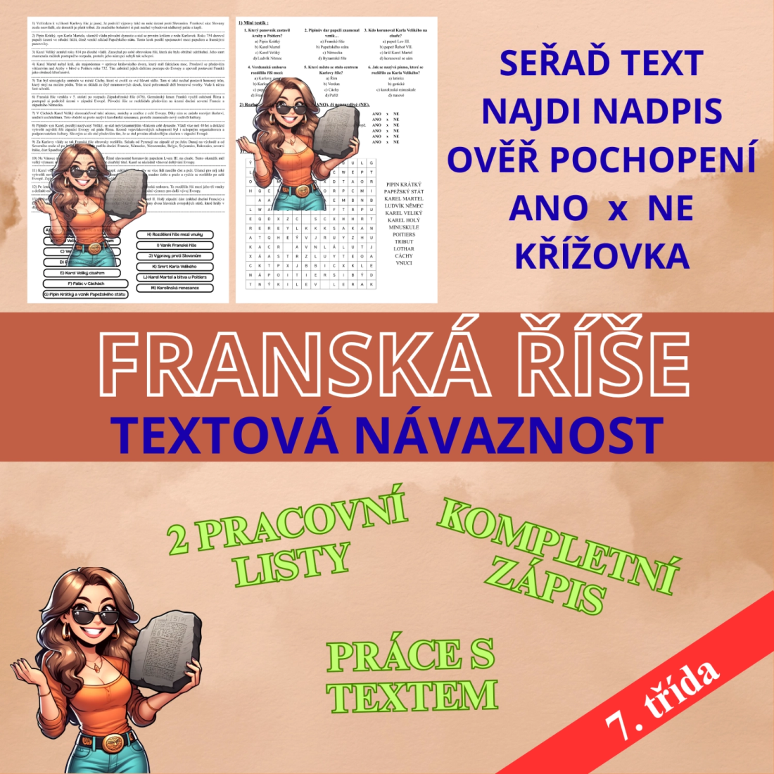 FRANSKÁ ŘÍŠE - textová návaznost (kompletní zápis) | Učitelnice