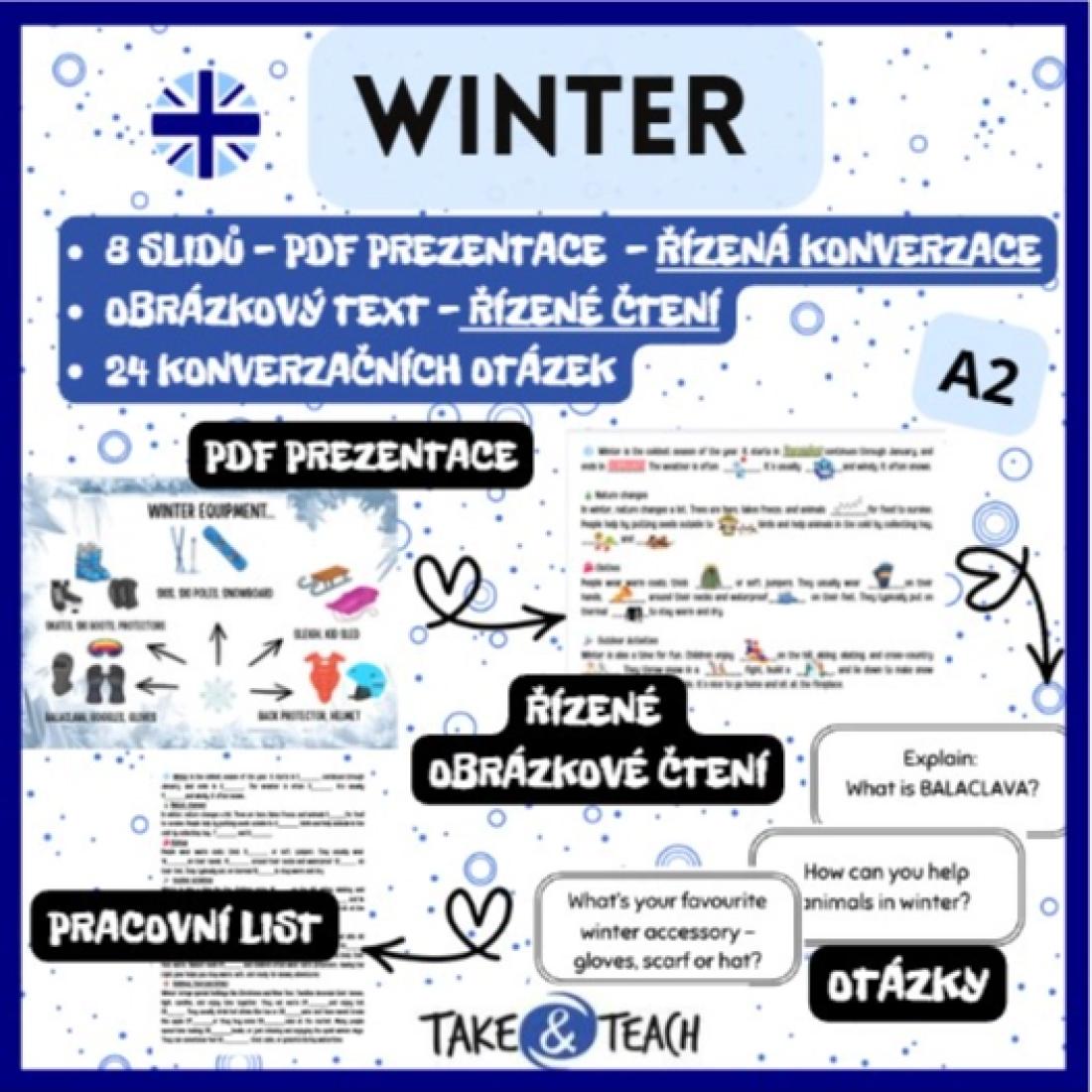 Dialogue Winter WINTER CONVERSATION - zimní konverzace, čtení | Učitelnice