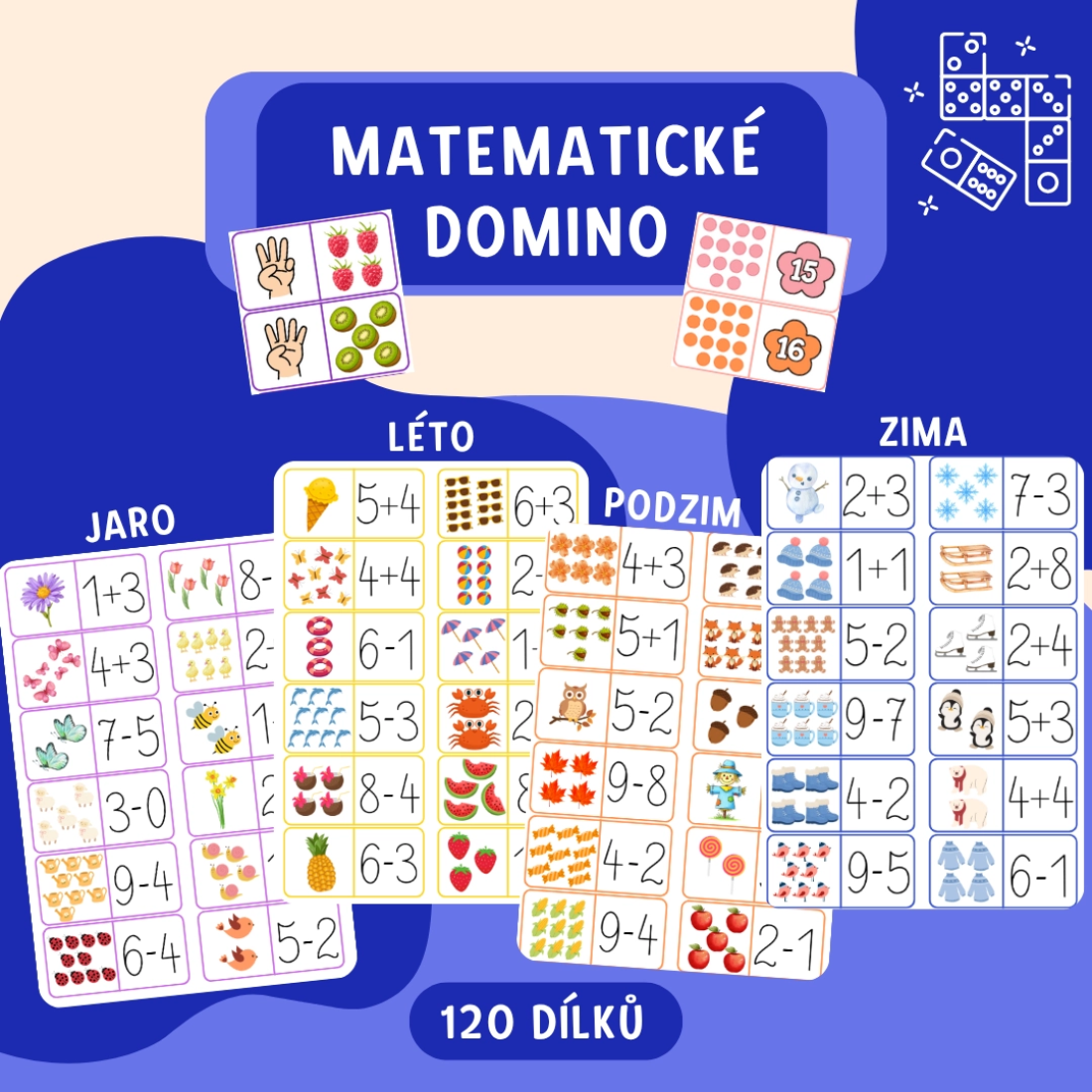 MATEMATICKÉ DOMINO | Učitelnice
