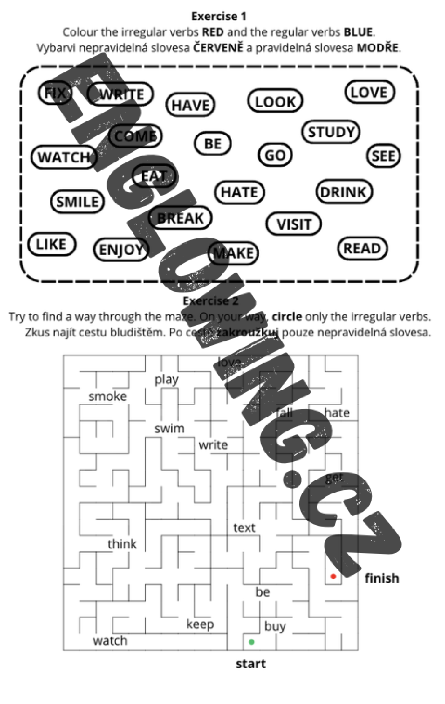 IRREGULAR VERBS AND PAST SIMPLE | Učitelnice