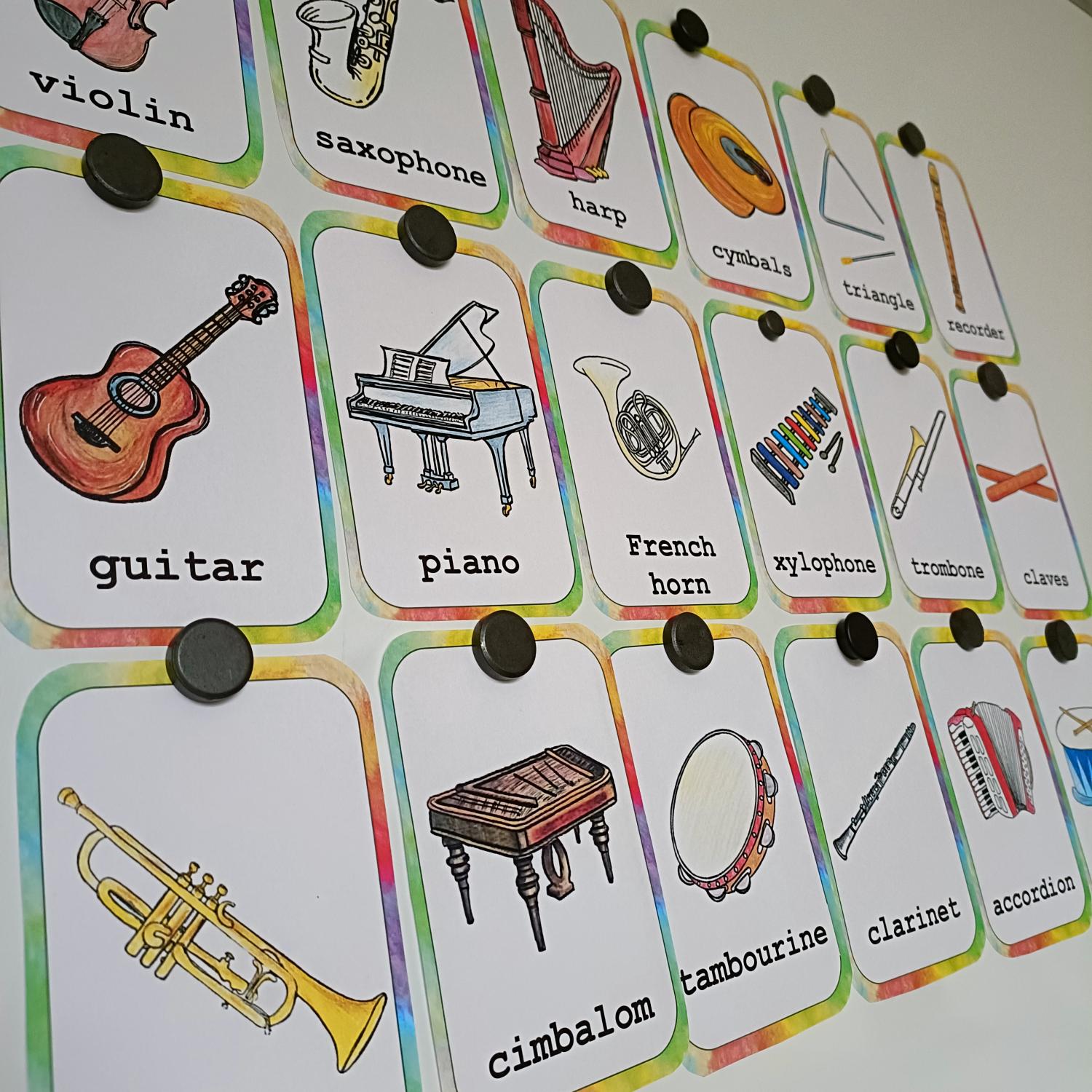 Flashcards - Musical Instruments | Učitelnice