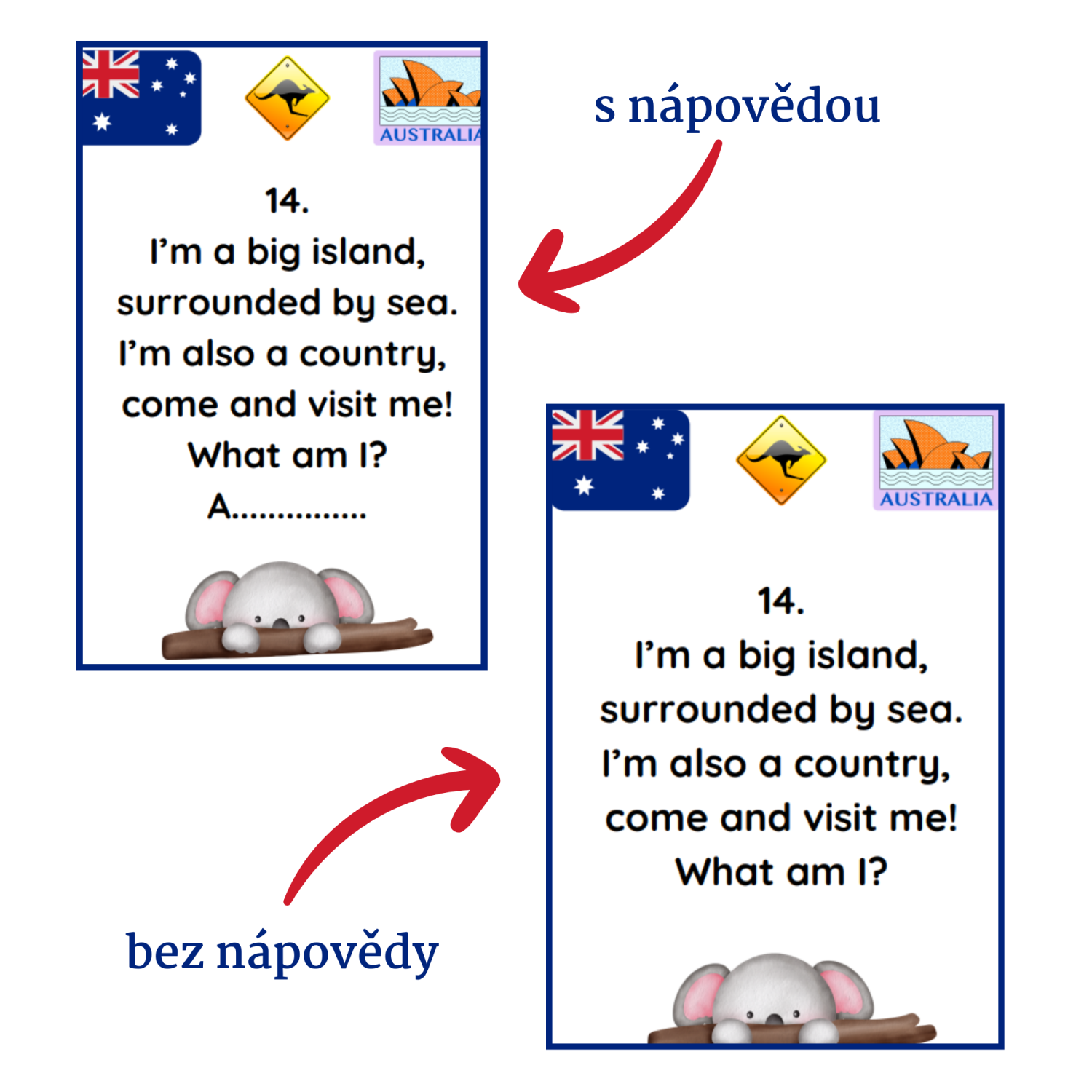 Australia & riddles (veršované hádanky) | Učitelnice
