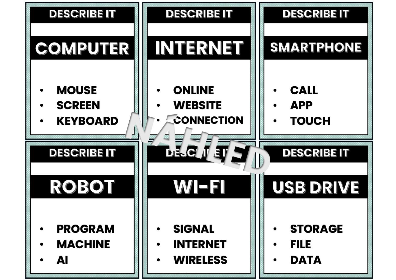 Describe It - Technology | Učitelnice