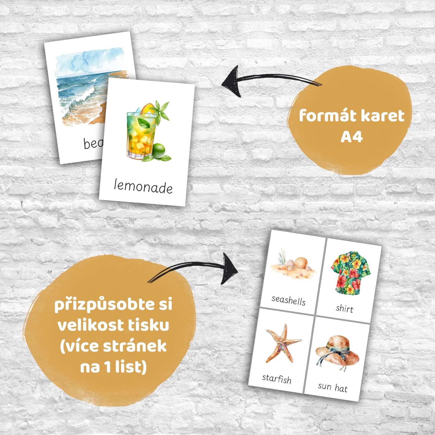 FLASHCARDS SUMMER | Karty a 20 aktivit do výuky | Učitelnice