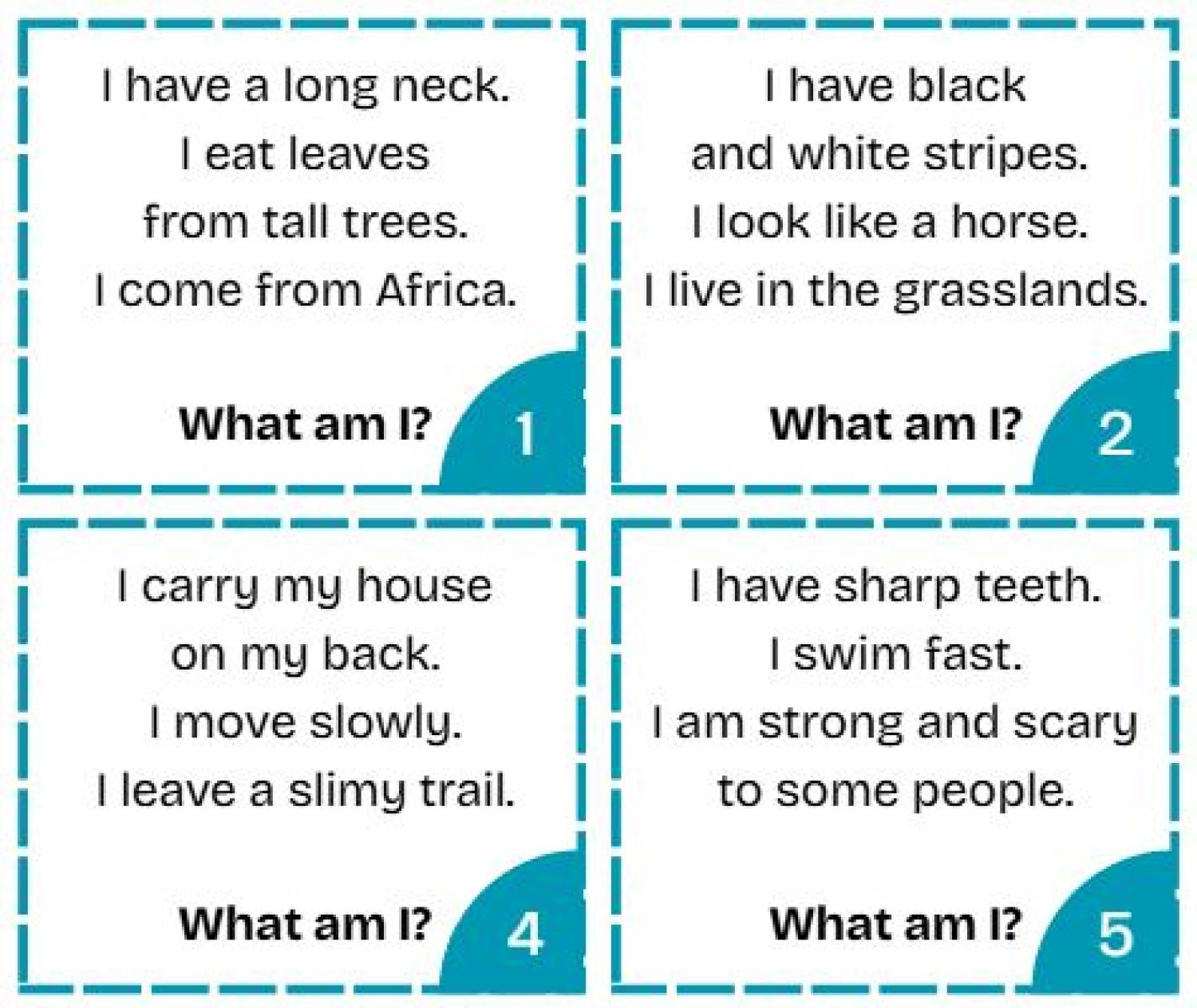 ***ANIMAL RIDDLES*** | Učitelnice