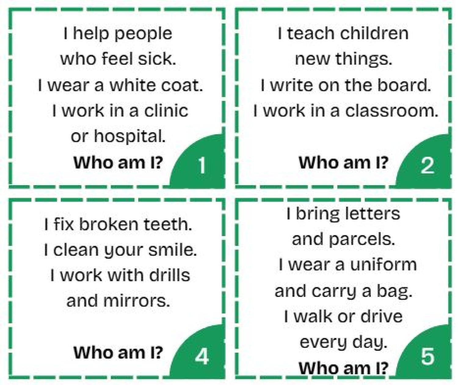 ***JOB RIDDLES*** | Učitelnice