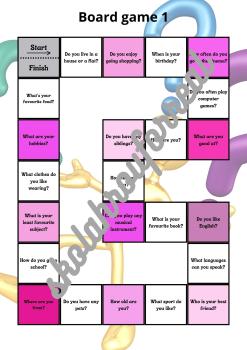 Speaking questions - level A1 | Učitelnice