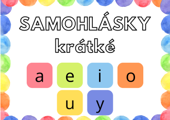 Plakáty - souhlásky, samohlásky | Učitelnice