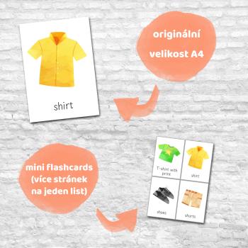 FLASHCARDS CLOTHES & ACCESSORIES | Karty a 20 aktivit do výuky | Učitelnice