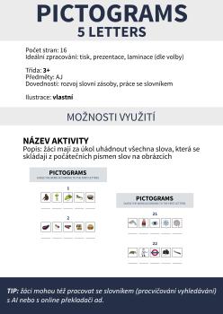 ENG - PICTOGRAMS (piktogramy na 5 písmen) | Učitelnice