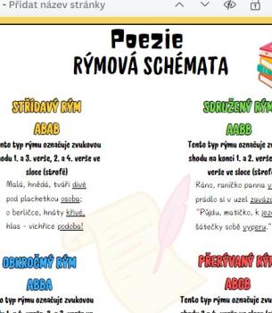 Poezie (Staň se básníkem, rýmuj) | Učitelnice