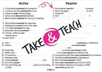 PASSIVE VOICE - TRPNÝ ROD | Učitelnice