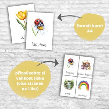 FLASHCARDS SPRING | Karty a 20 aktivit do výuky | Učitelnice