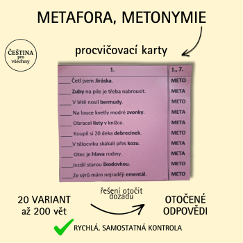 Metafora a metonymie | Učitelnice