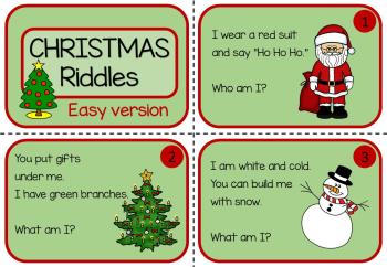 Christmas RIDDLES | Učitelnice